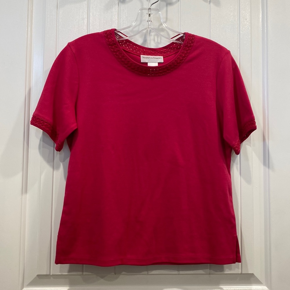 NWT Draper’s & Damon’s Basic Crochet Sirt Size PXS